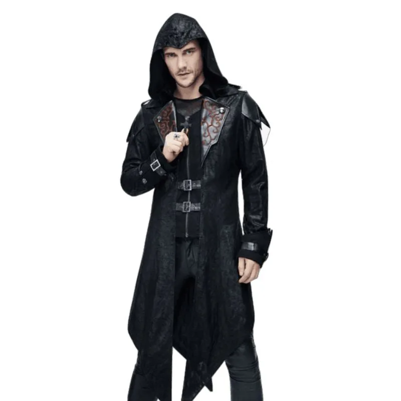 Men’s steampunk coat — Long punk