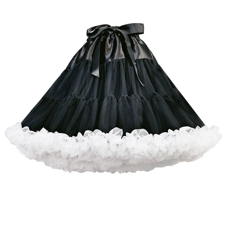 View 2 — Steampunk petticoat short black