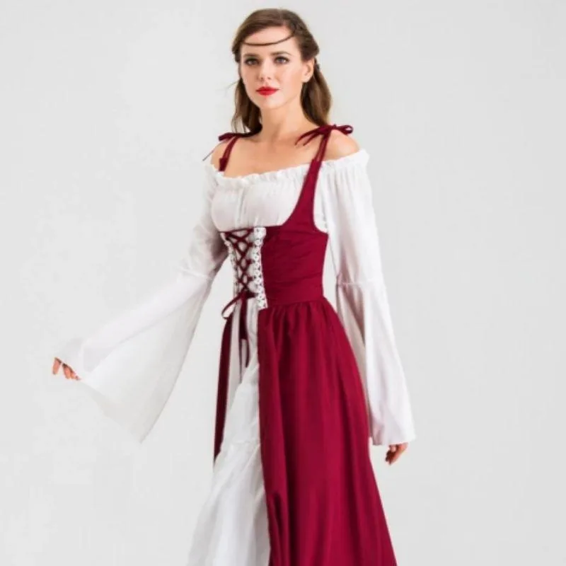 View 3 — Victorian medieval steampunk dress