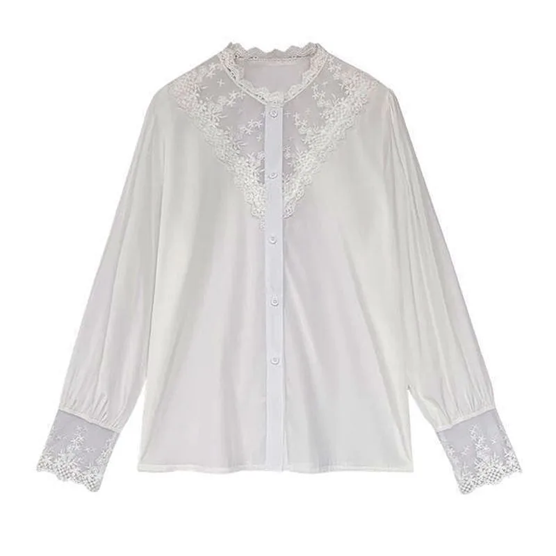 Victorian steampunk shirt — white