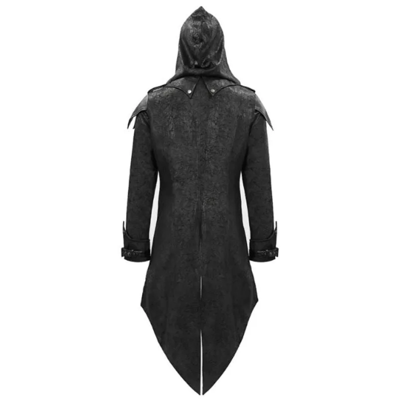 View 8 — Men’s steampunk coat — Long punk