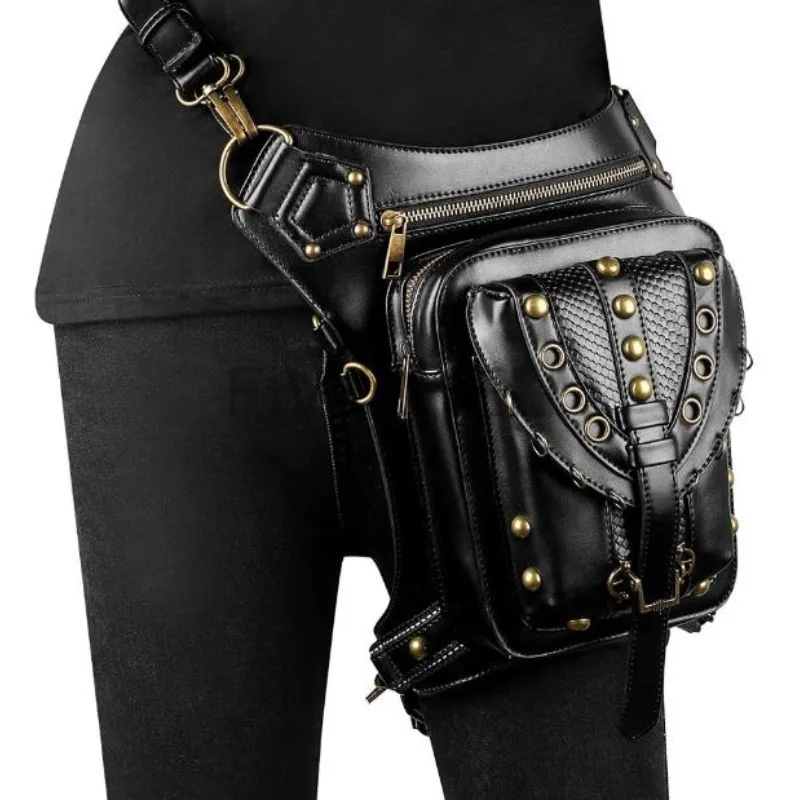 Steampunk satchel — thigh