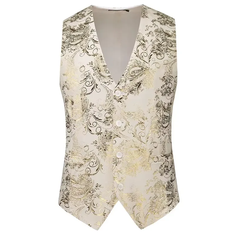 View 13 — Men’s steampunk waistcoat — costume printed