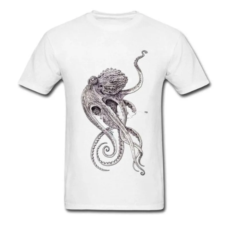 View 4 — Steampunk t-shirt — octopus