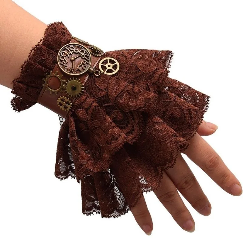 View 3 — Steampunk lace Gloves