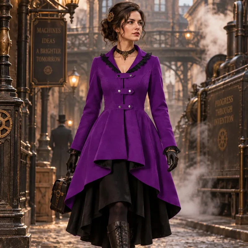 View 6 — Women’s Victorian steampunk jacket — Style