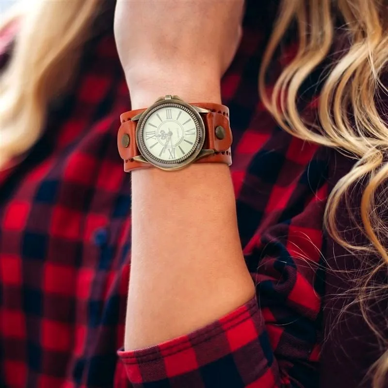 View 2 — Women’s retro steampunk watch