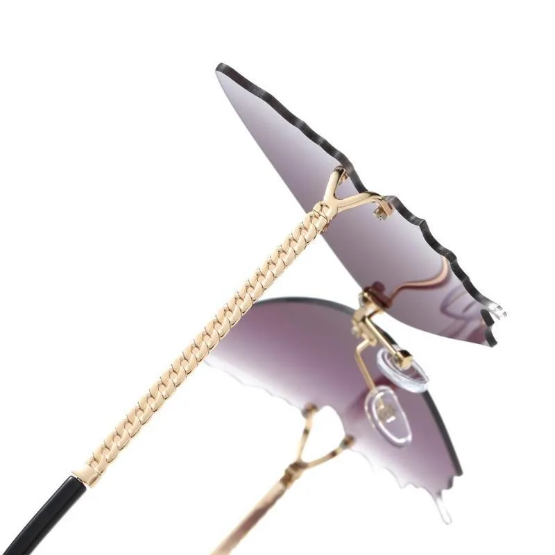 View 7 — Steampunk sunglasses — shape butterfly