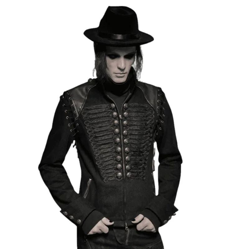 Men’s gothic steampunk jacket — military officer