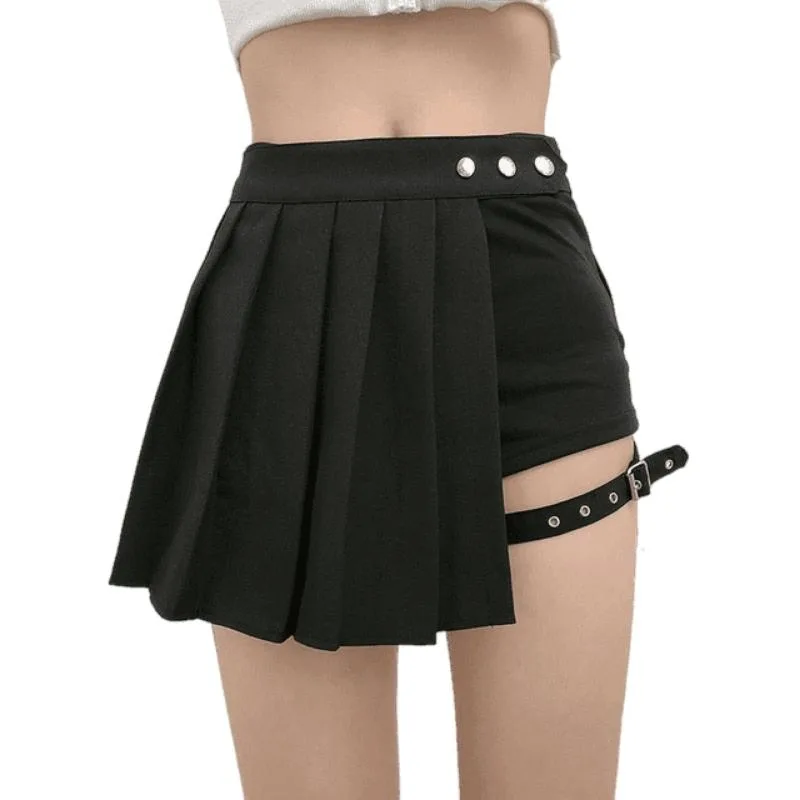 View 3 — Gothic steampunk skirt — Mini