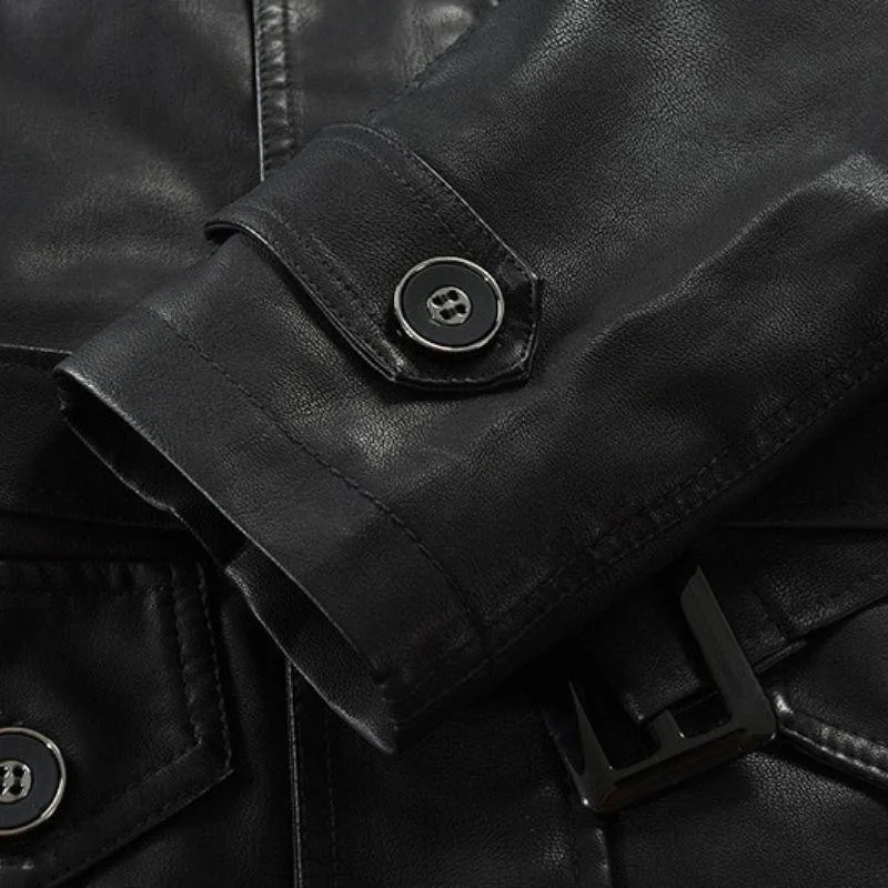 View 6 — Men’s steampunk jacket — PU