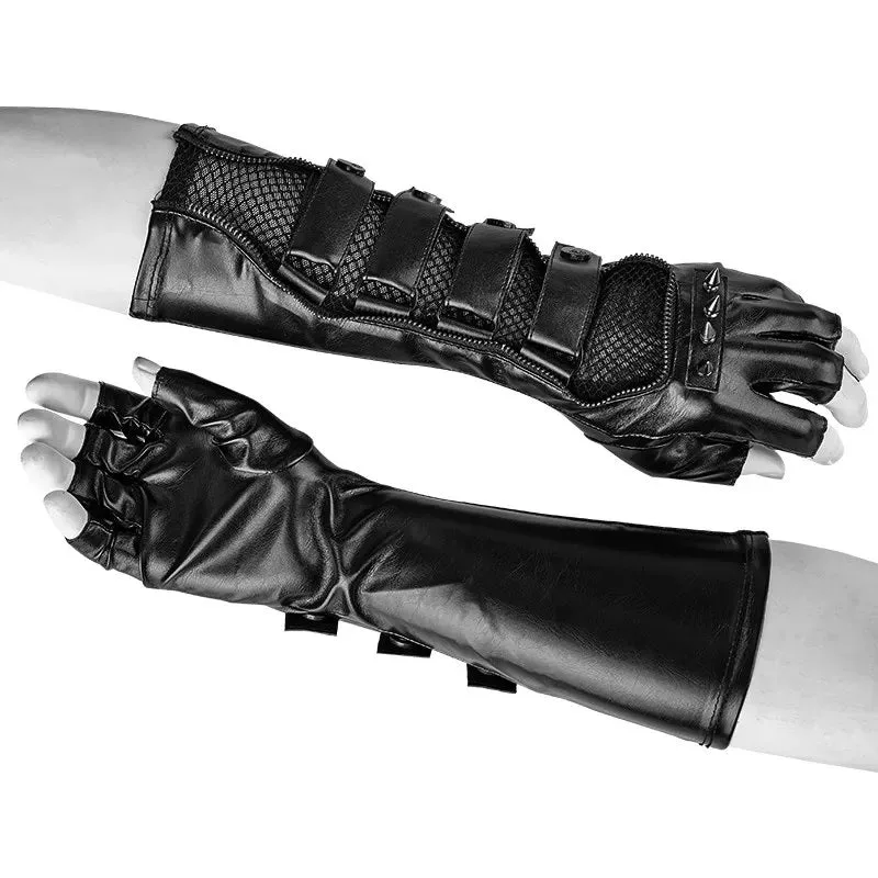 Men’s gothic steampunk glove — PU