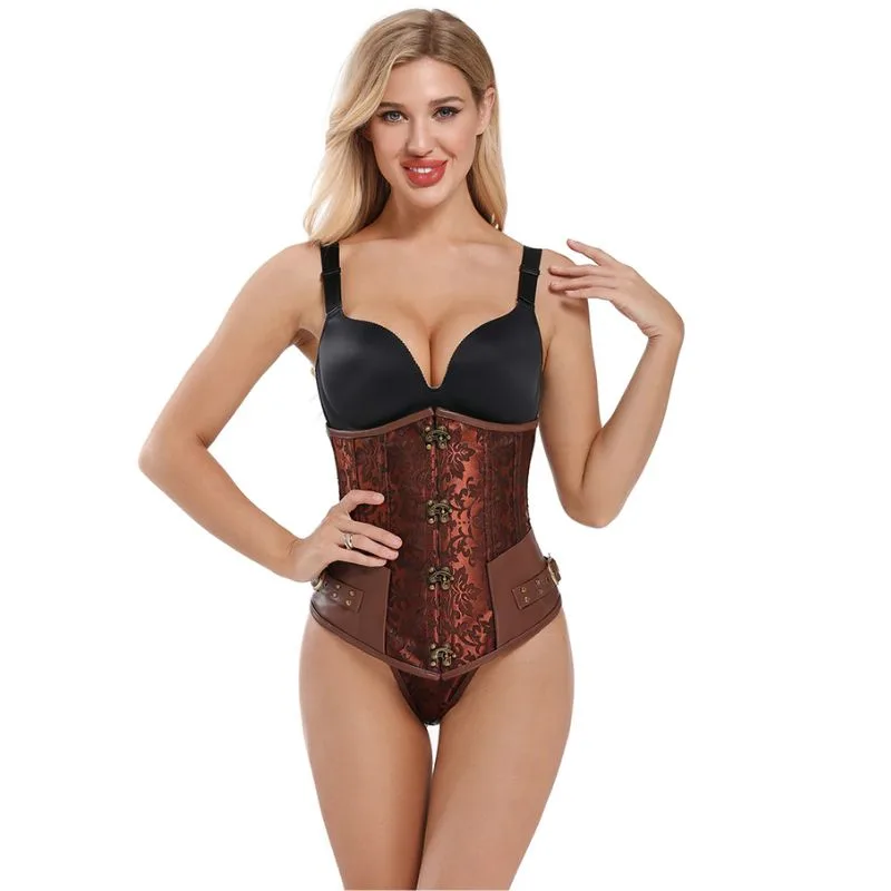 View 2 — Steampunk waist cincher — Corset
