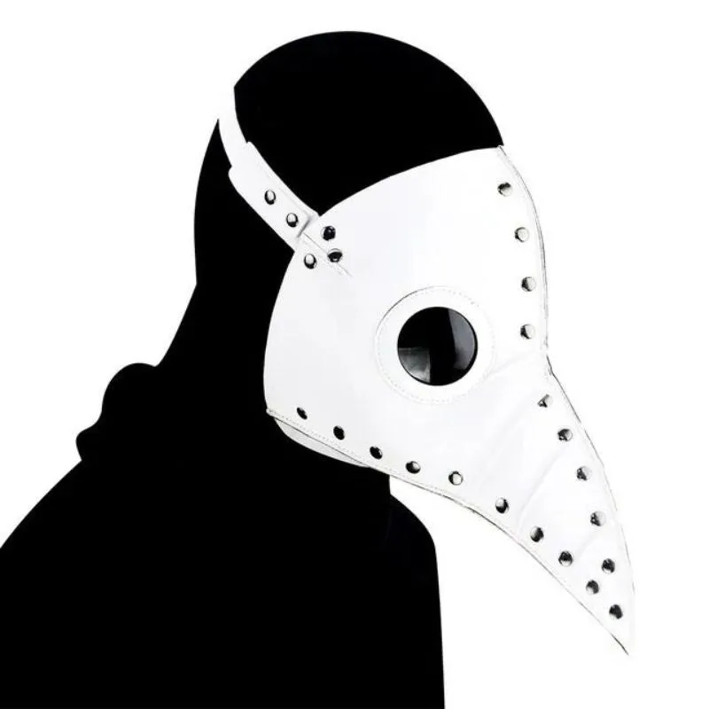 View 2 — Steampunk mask — plague doctor white