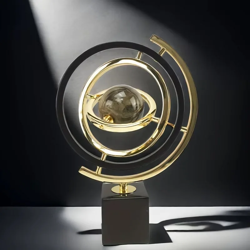 View 2 — Steampunk sphere armillary home decor