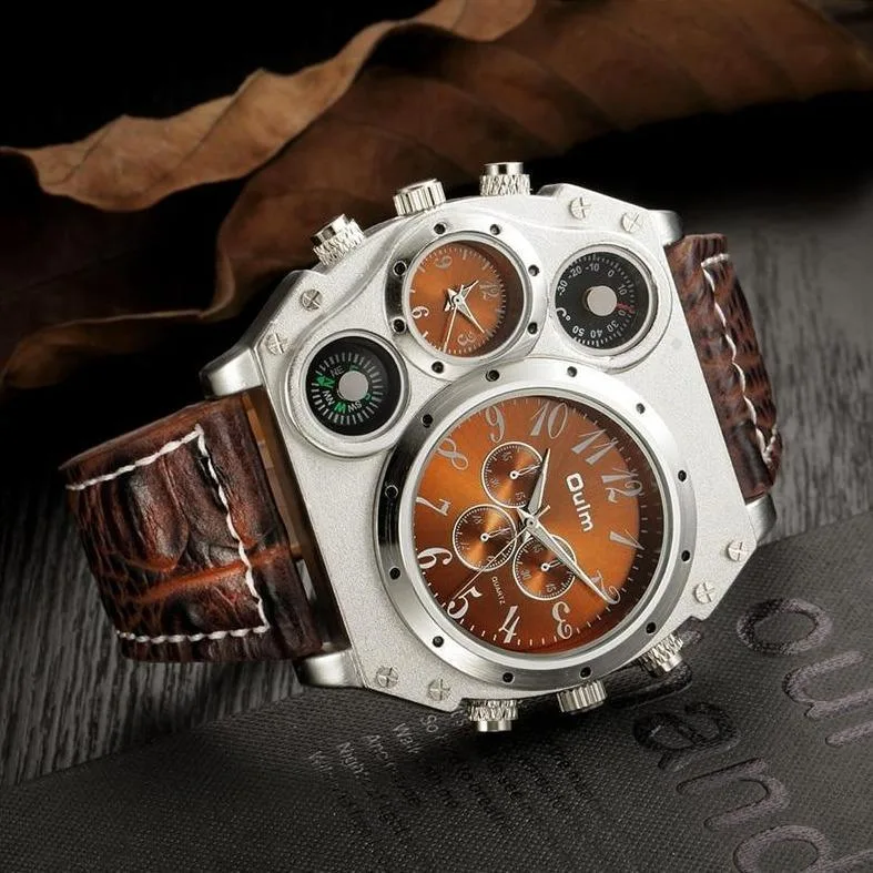 View 6 — Men’s steampunk watch — compass