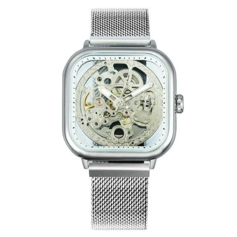 View 3 — Steampunk watch — visible movement