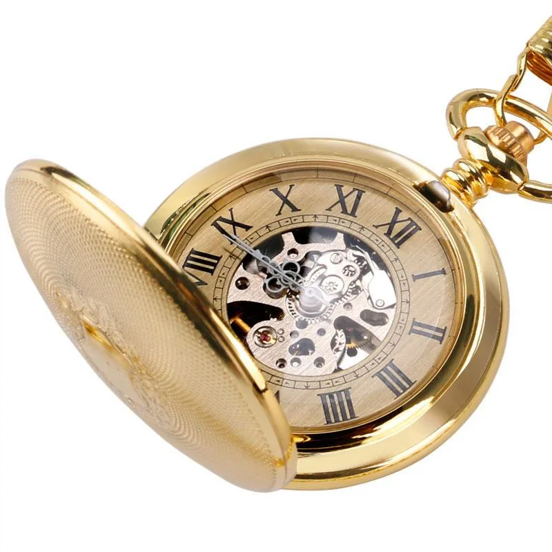 Automatic steampunk pocket watch — Ref. 6602213163093