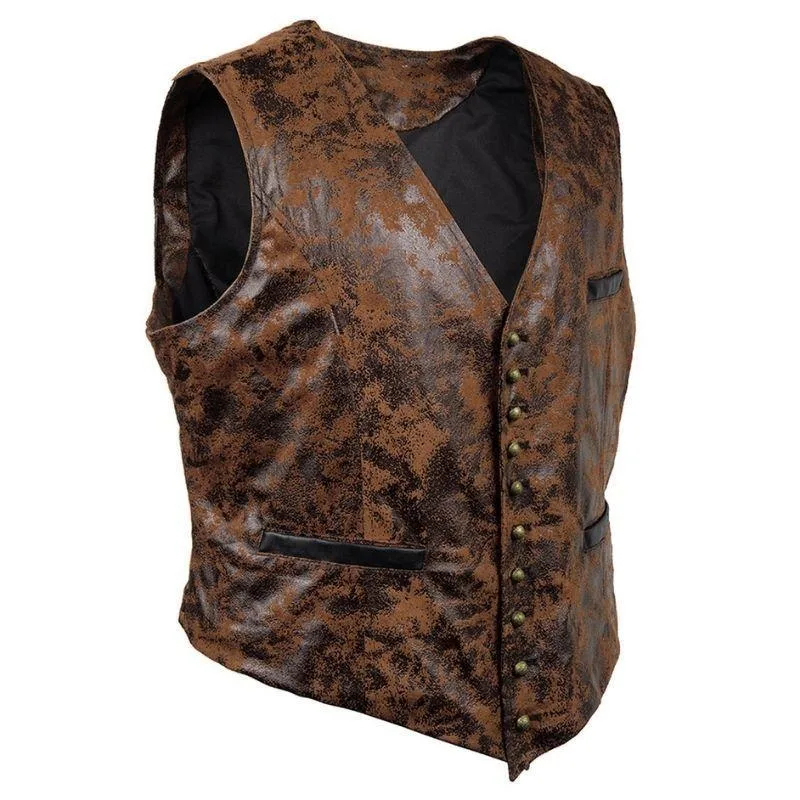 View 2 — Steampunk waistcoat — aged