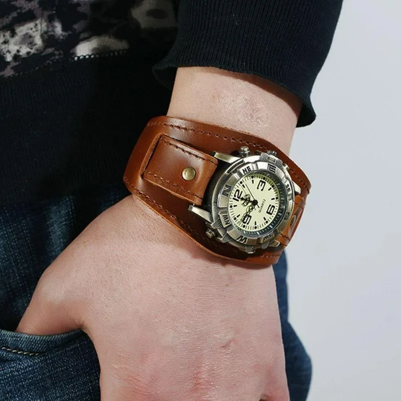 View 2 — Men’s steampunk watch — bracelet