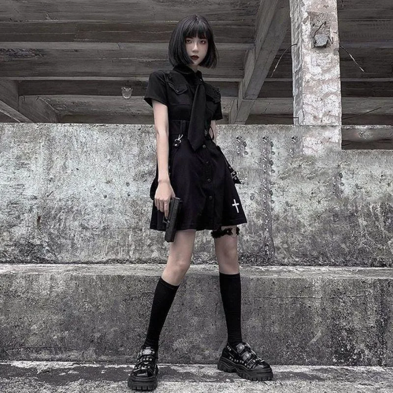 View 4 — Steampunk dress — Lolita punk
