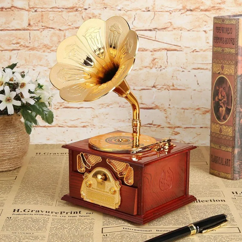 View 2 — Steampunk music box vintage