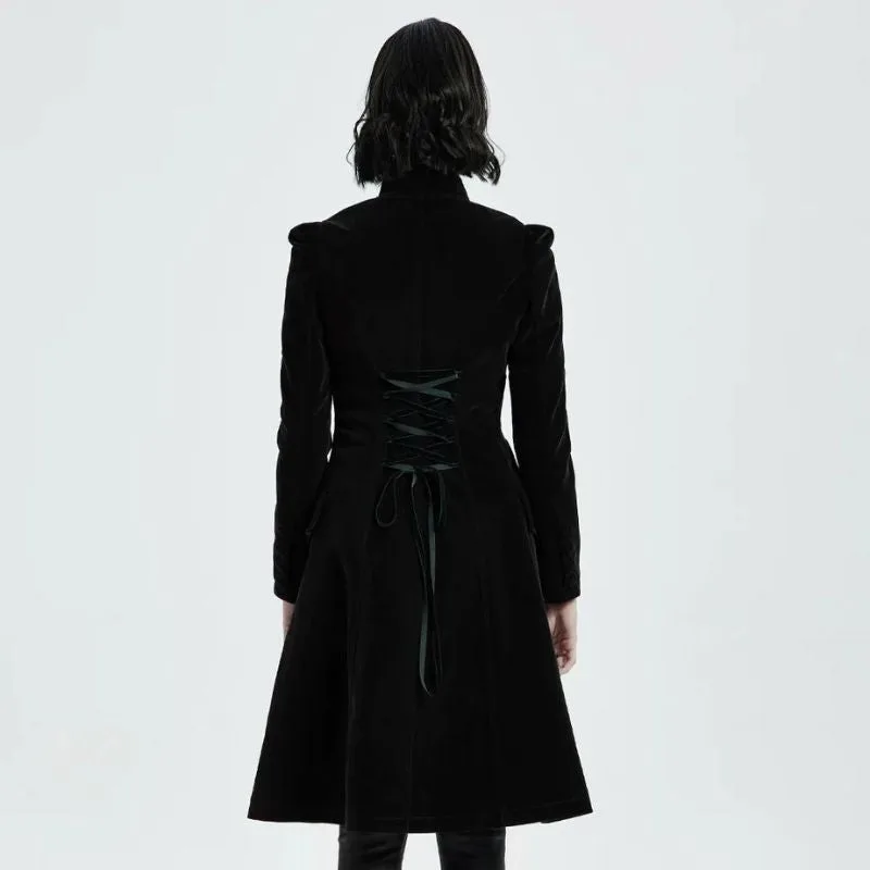 View 4 — Women’s gothic steampunk frock coat — Coat