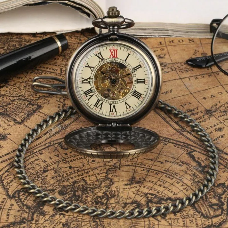 View 7 — Vintage-style steampunk pocket watch