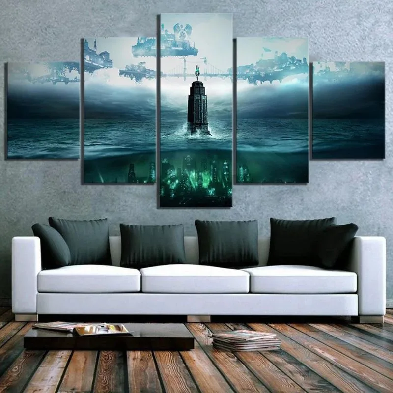 Steampunk wall art — Bioshock