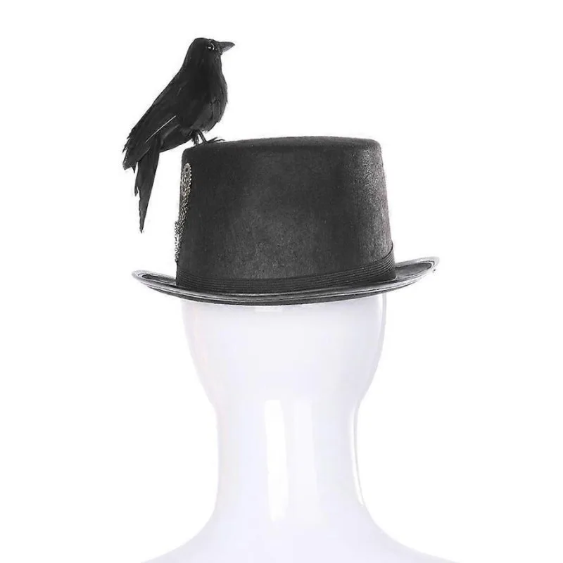 View 5 — Steampunk hat — bird