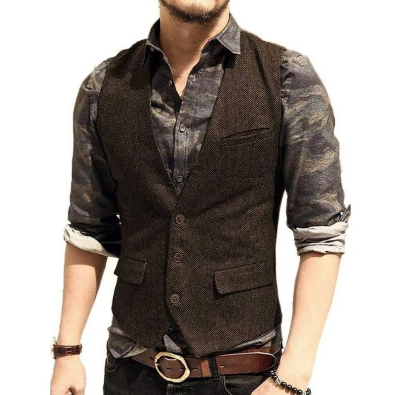 Vintage-style steampunk waistcoat — costume