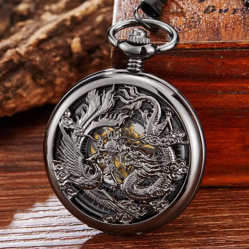 Steampunk pocket watch — Dragon