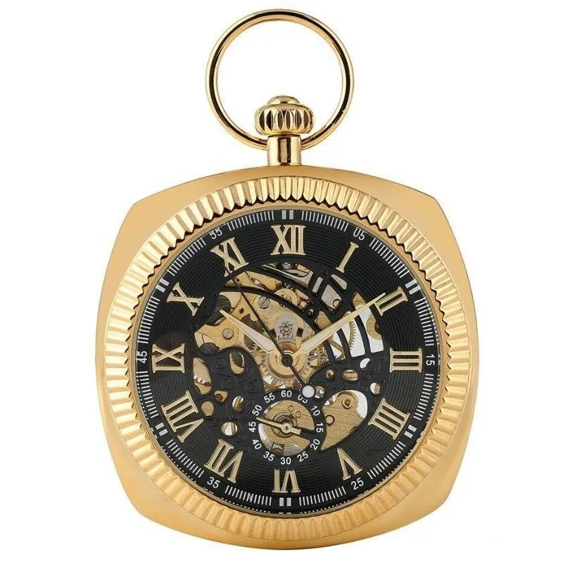 Antique-style steampunk watch — pocket square