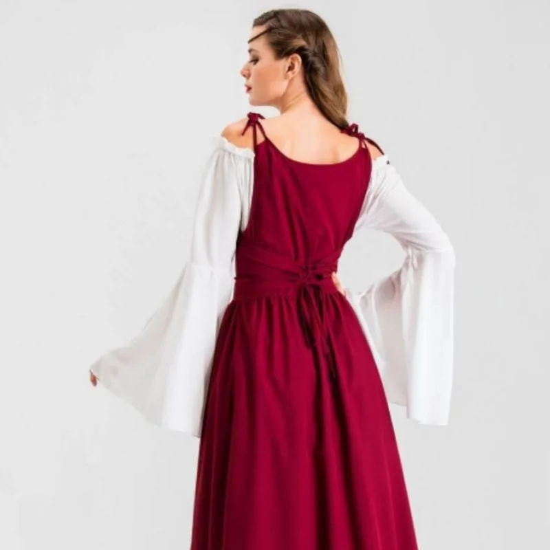 View 2 — Victorian medieval steampunk dress