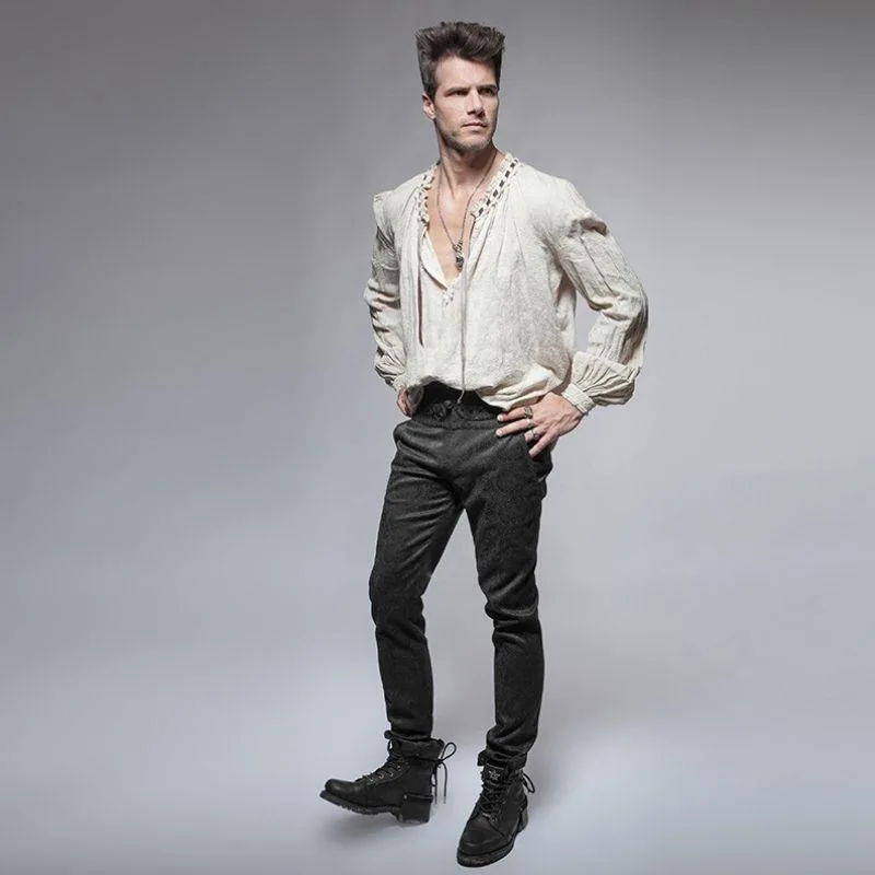 View 3 — Vintage-style steampunk trousers — size high