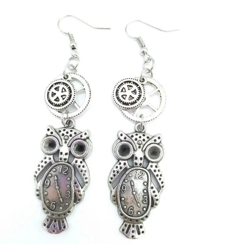 View 10 — Steampunk earrings — drop