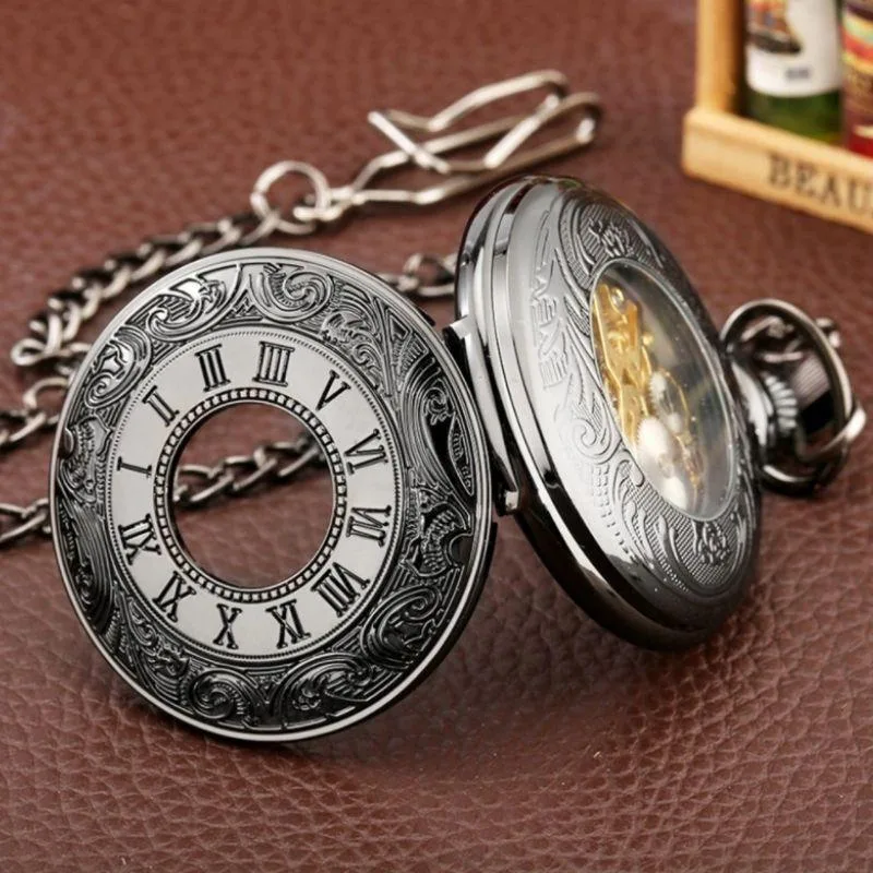 View 2 — Steampunk pocket watch — numerals Roman