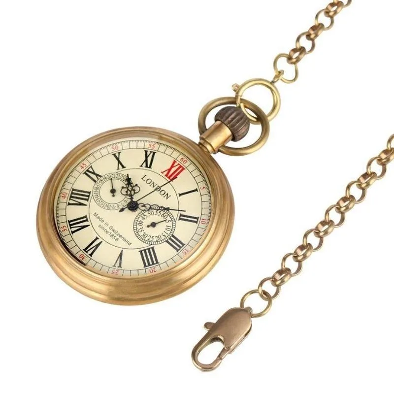 View 5 — Antique-style steampunk pocket watch — Ref. 6602213130325