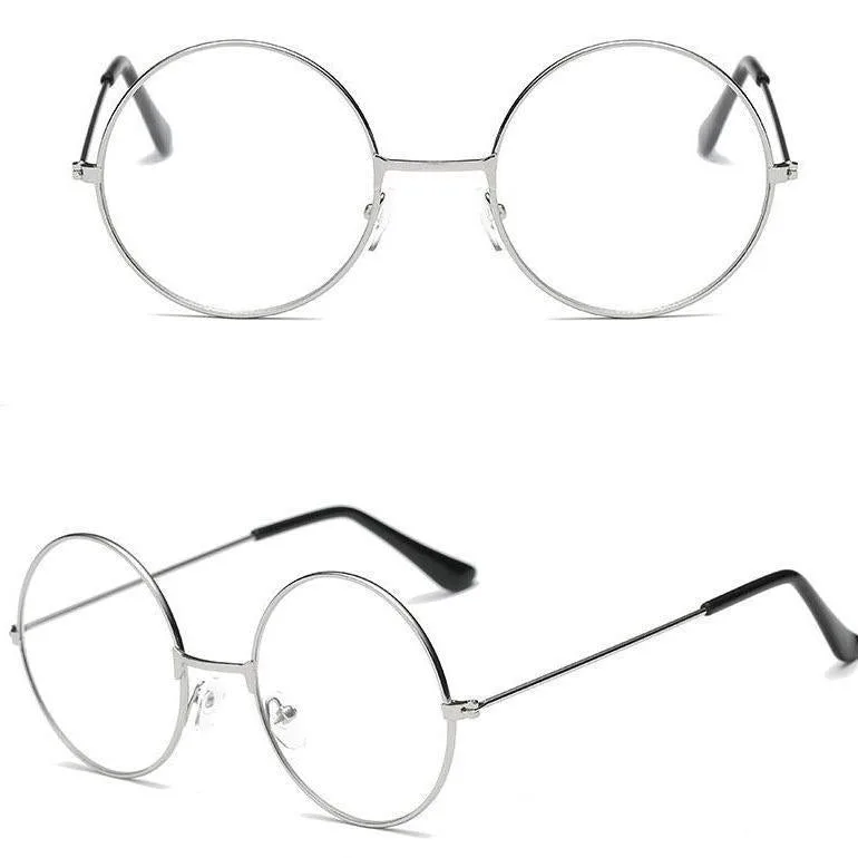 View 16 — Women’s vintage-style steampunk sunglasses — round