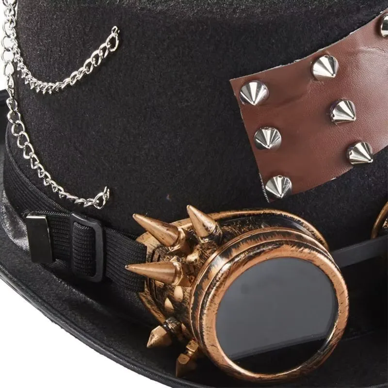View 3 — Steampunk hat — cog
