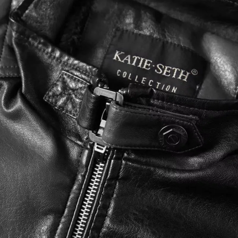 View 5 — Steampunk jacket — biker PU faux leather