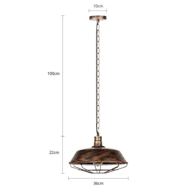 View 4 — Industrial steampunk pendant — Lamp Style