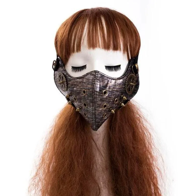 View 4 — Steampunk mask — PU faux leather