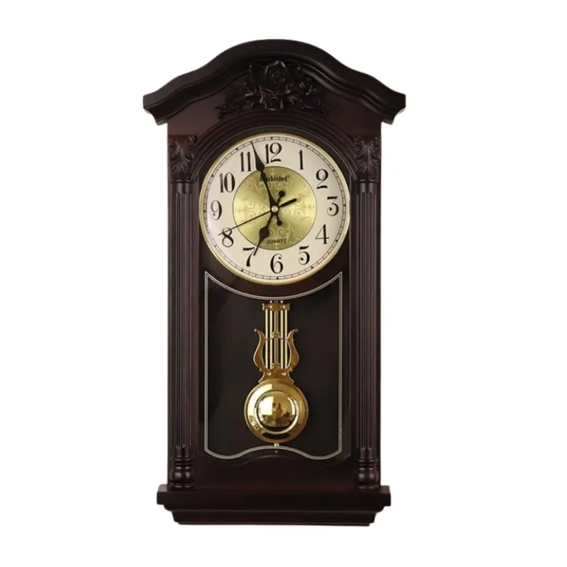 Vintage-style steampunk clock — with pendulum