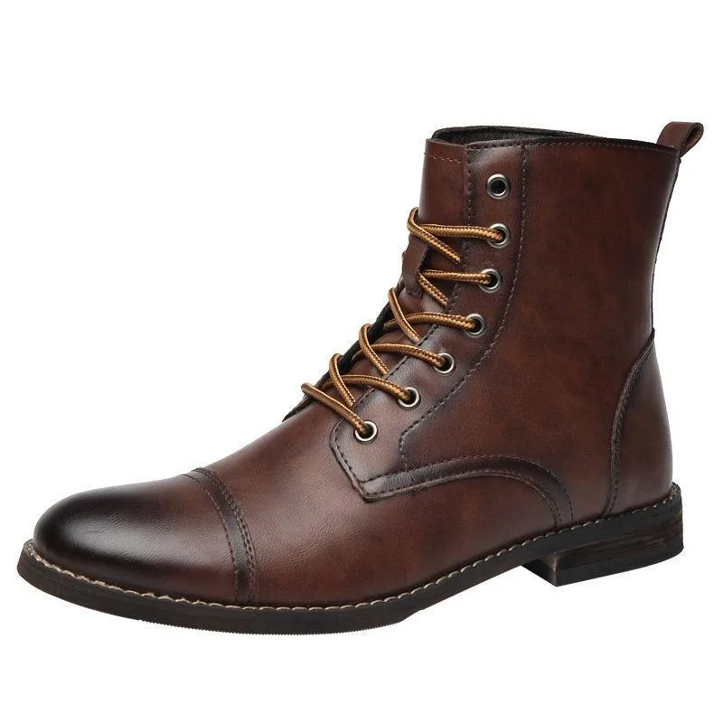 Men’s steampunk ankle boots