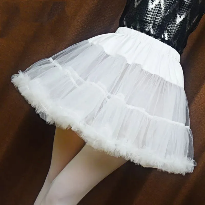 View 2 — Steampunk petticoat short white