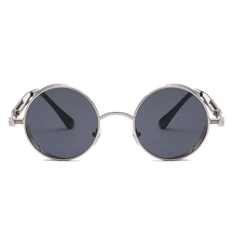 View 8 — Steampunk sunglasses — round metal