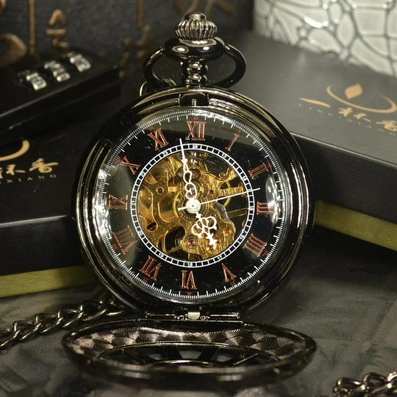 View 2 — Steampunk pocket watch — Black Persona