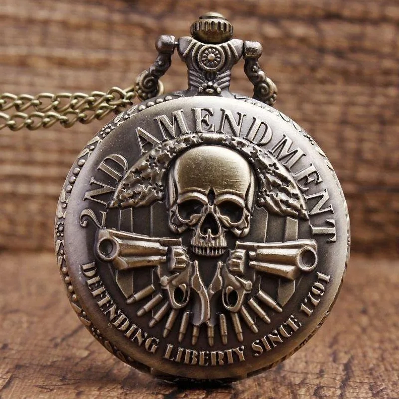 View 3 — Steampunk watch — pocket skull