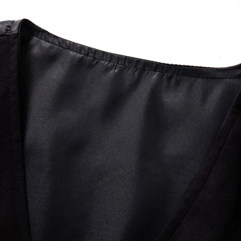 View 4 — Retro steampunk waistcoat — costume black